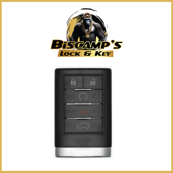 2007-2015 CADILLAC / 5-Button Keyless Entry Remote / OUC6000066 / (AFTERMARKET)
