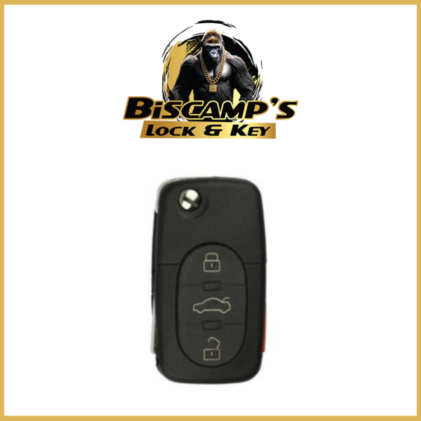 1998-2002 VW / 4-Button Flip Key / HLO1J0959753F