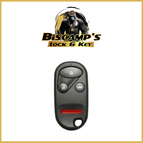 1998-2003 Honda Accord Acura TL 4-Button Keyless Entry Remote / KOBUTAH2T