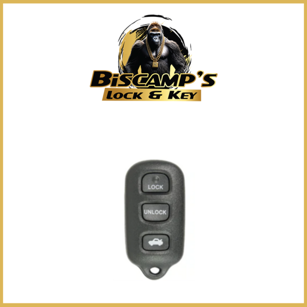 1998-2008 Toyota / 4-Button Keyless Entry Remote / GQ43VT14T