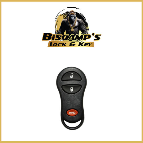 1999-2008 Chrysler Dodge Plymouth / 3-Button Keyless Entry Remote / PN: 04686481AB / GQ43VT17T