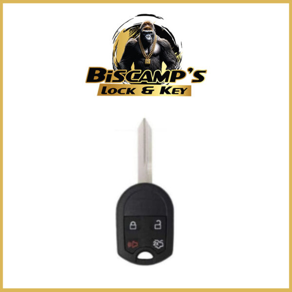 2000-2017 Ford Lincoln Mercury 4-Button Remote Head Key / OUC6000022 ( PACK OF 5 )