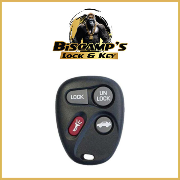 2001-2007 GM / 4-Button Keyless Entry Remote / KOBLEAR1XT