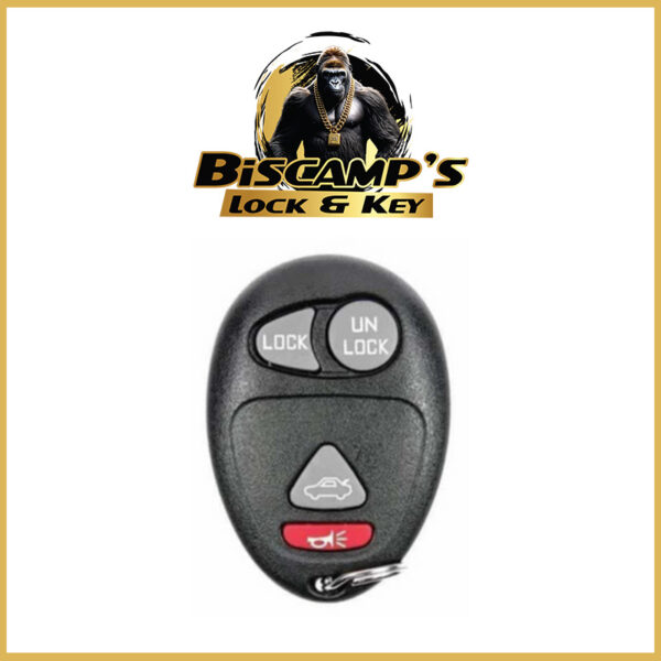 2001-2007 GM / 4-Button Keyless Entry Remote / PN: 10335588 / L2C0007T