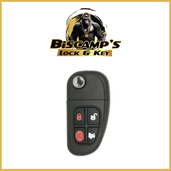 2001-2008 Jaguar / 4-Button Flip-Key / NHVWB1U241