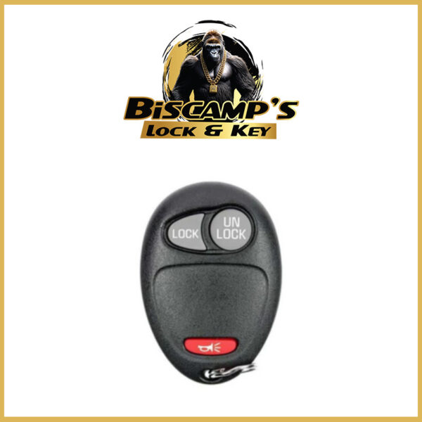 2001-2012 GM / Isuzu / 3-Button Keyless Entry Remote / L2C0007T