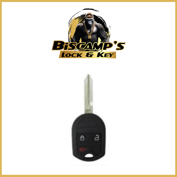 2001-2018 Ford / Mercury 3-Button Remote Head Key / OUCD6000022 (4D 63 80 BIT) (PACK OF 5)