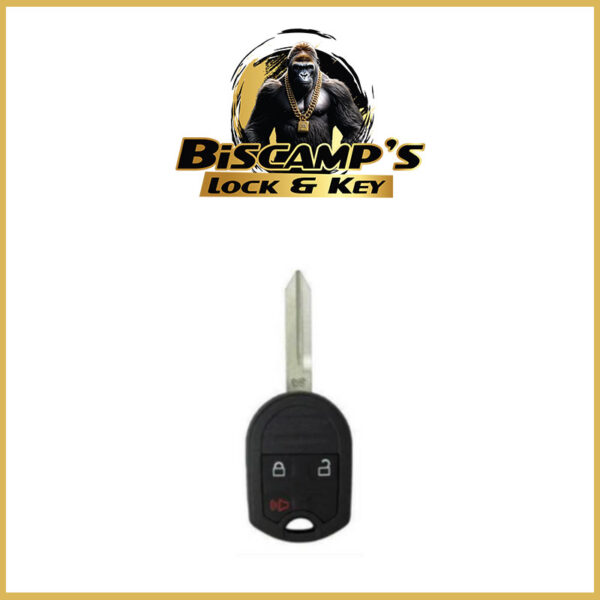 2001-2018 Ford / Mercury 3-Button Remote Head Key / OUCD6000022 (4D 63 80 BIT)