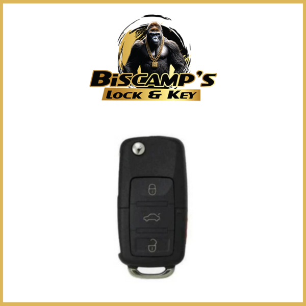 2002-2006 Volkswagen / 4-Button Flip-Key / 1J0959753AM