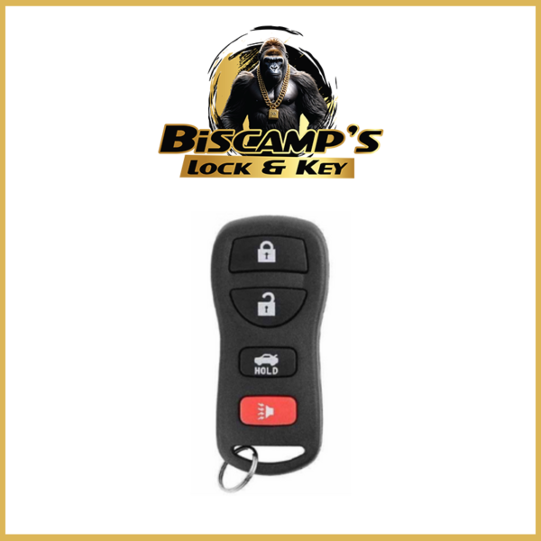 2002-2017 Nissan / Infiniti / 4-Button Keyless Entry Remote / KBRASTU15