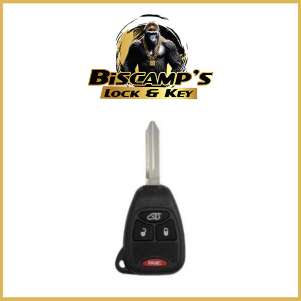 2004-2008 Jeep / Chrysler / Dodge 4-Button Remote Head Key / M3N5WY72XX