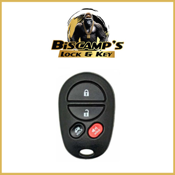 2004-2008 Toyota Avalon / Solara / 4-Button Keyless Entry Remote / GQ43VT20T