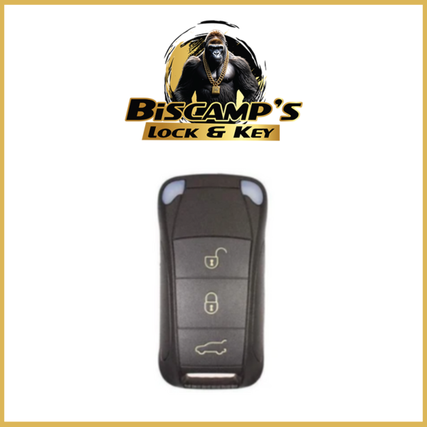 2004-2011 Porsche Cayenne / 4-Button Flip Key / 267-104-187 / KR55WK45032 / 315 MHz