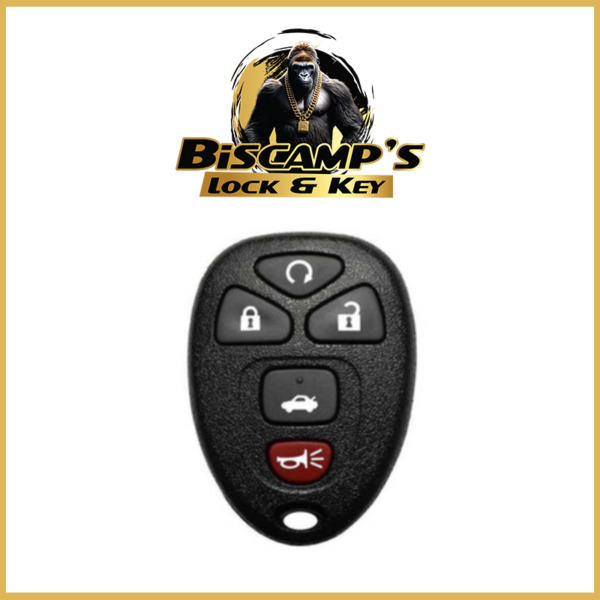 2004-2012 GM / 5-Button Keyless Entry Remote / KOBGT04A