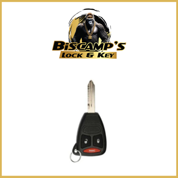 2004-2013 Dodge / Mitsubishi 3-Button Remote Head Key / KOBDT04A