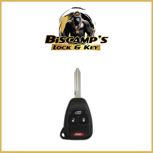2004-2016 Chrysler Dodge Jeep 4-Button Remote Head Key (PACK OF 10)