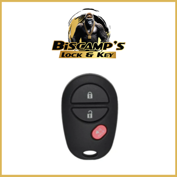 2004-2018 Toyota / 3-Button Keyless Entry Remote / PN: 89742-AE010 / GQ43VT20T ( PACK OF 5 )