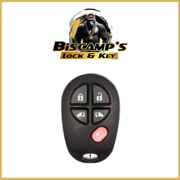 2004-2020 Toyota Sienna / 5-Button Keyless Entry Remote / PN: 89742-AE031 / GQ43VT20T