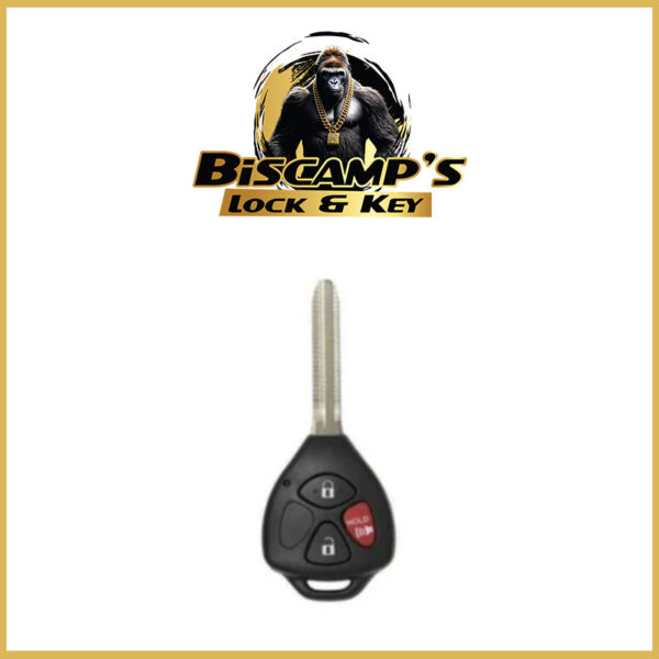 2005-2013 Scion / Toyota / 3-Button Remote Head Key / MOZB41TG