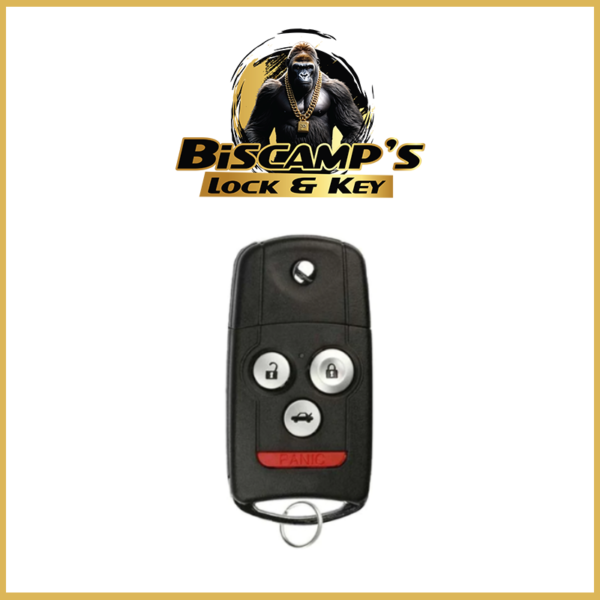 2007-2008 Acura TL / 4-Button Flip Key / PN: 3511-306 / OUCG8D-439H-A (AFTERMARKET)