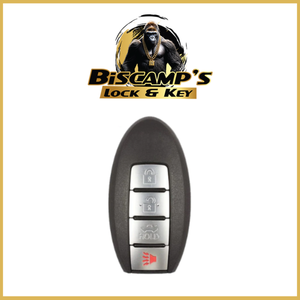 2007-2012 Nissan Maxima / Sentra / 4-Button Smart Key / PN: 285E3-EW81D / CWTWBU735 (AFTERMARKET)