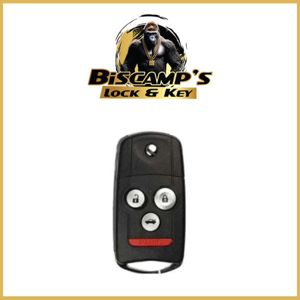 2007-2013 Acura MDX / RDX 4-Button Flip Key / PN: 35111-STX-326 / N5F0602A1A