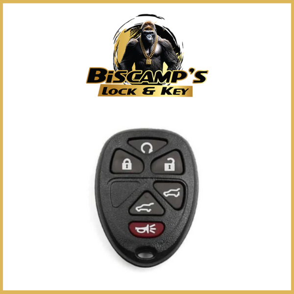 2007-2014 GM / 6-Button Keyless Entry Remote / PN: 15913427 / OUC60270