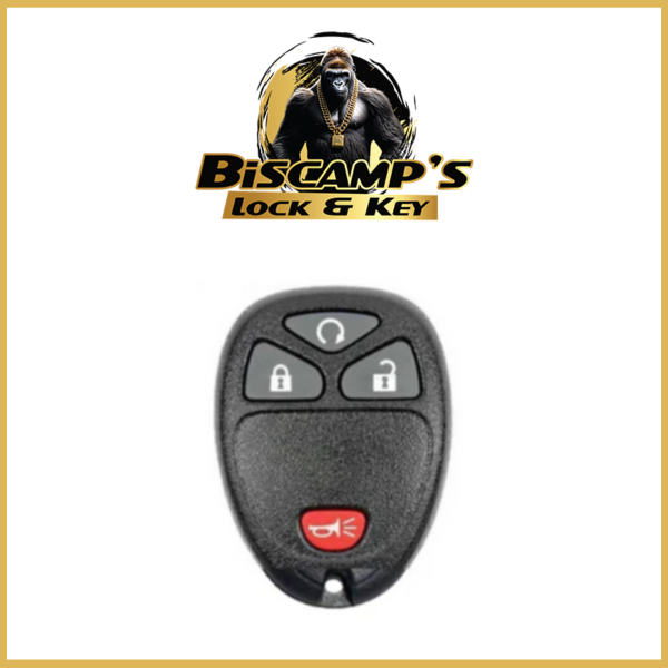 2007-2017 GM / 4-Button Keyless Entry Remote / OUC60270