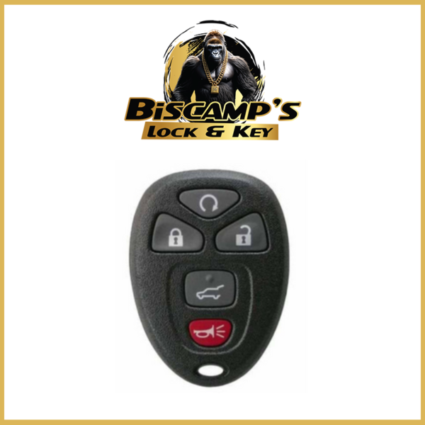 2007-2017 GM / 5-Button Keyless Entry Remote / PN: 20869057 / OUC60270