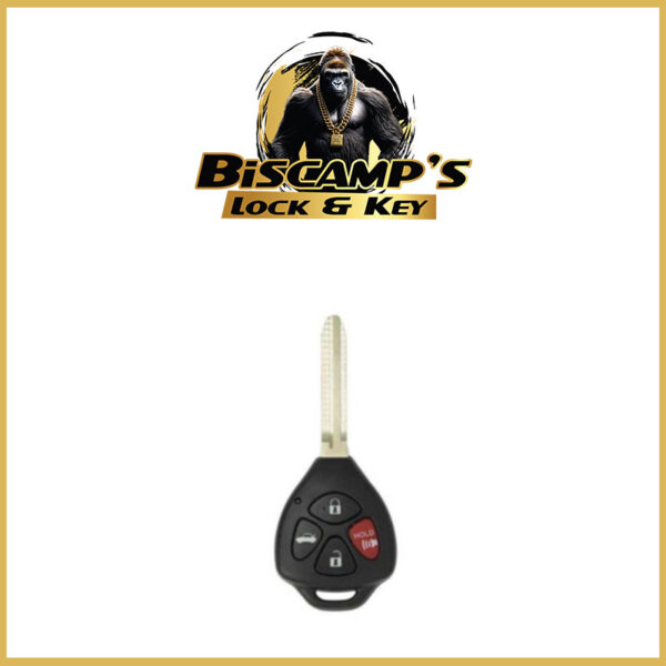 2008-2012 Toyota Avalon / Corolla / 4-Button Remote Head Key / GQ4-29T - D chip