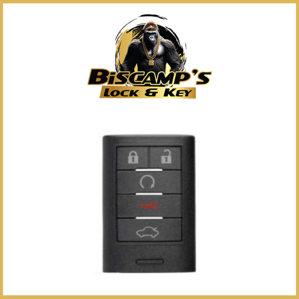 2008-2014 Cadillac CTS STS / 5-Button Smart Key / PN: 25943677 / M3N5WY7777A