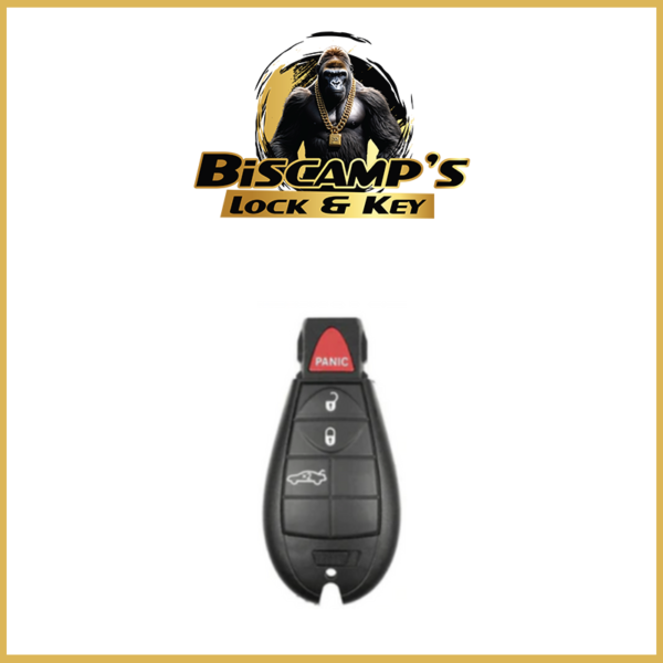 2008-2014 Chrysler Dodge / 4-Button Fobik Key / PN: 05026886AI / IYZ-C01C / Keyless Go Fobik