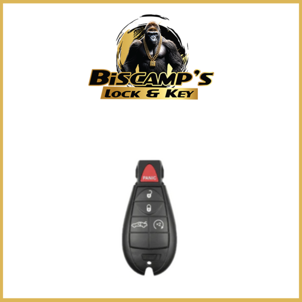 2008-2014 Dodge Chrysler / 5-Button Fobik Key / PN: 056046694AH / IYZ-C01C / Keyless Go Fobik