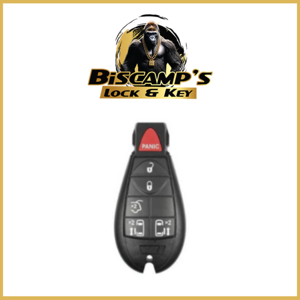 2008-2017 Chrysler / Dodge / VW /Jeep / 6-Button Fobik / M3N5WY783X / 433 Mhz