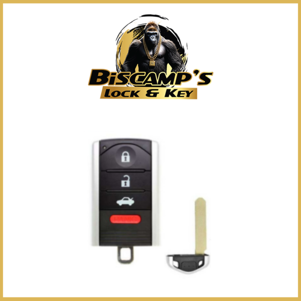 2009-2014 Acura TL 4-Button Smart Key / PN: 72147-TK4-A71 / M3N5WY8145