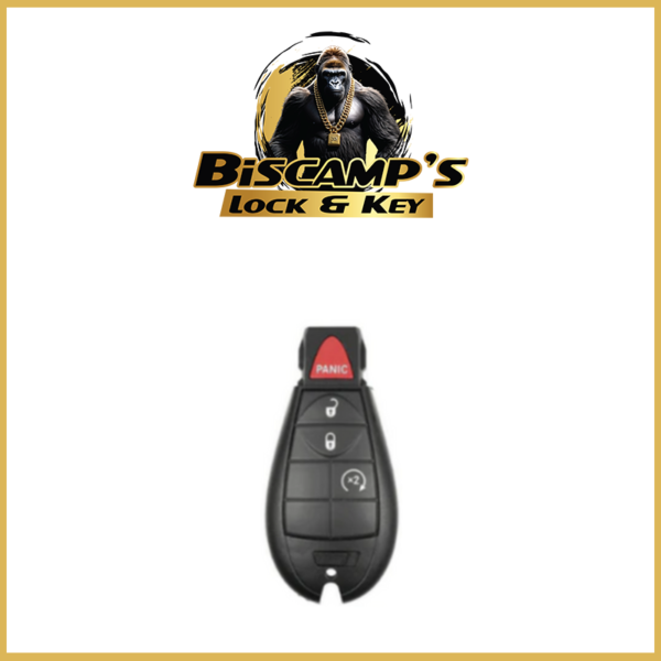 2009-2020 Jeep Chrysler Dodge / 4-Button Fobik Key / PN: 05026886AI / IYZ-C01C / Keyless Go Fobik