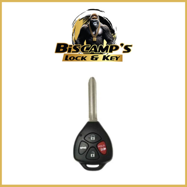 2010-2014 Toyota / 4-Button Remote Head Key / GQ4-29T - G CHIP