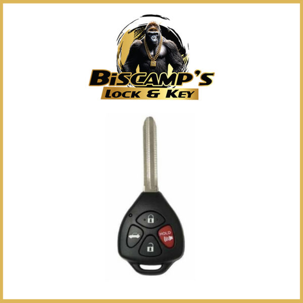 2010-2014 Toyota / 4-Button Remote Head Key / GQ4-29T - G CHIP ( PACK OF 5 )