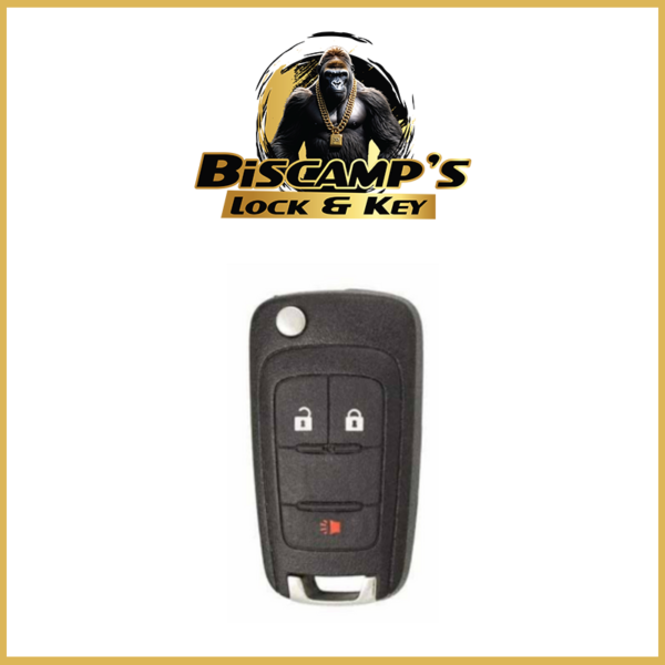 2010-2019 Chevrolet / GMC / Buick / 3-Button Flip Key / OHT01060512
