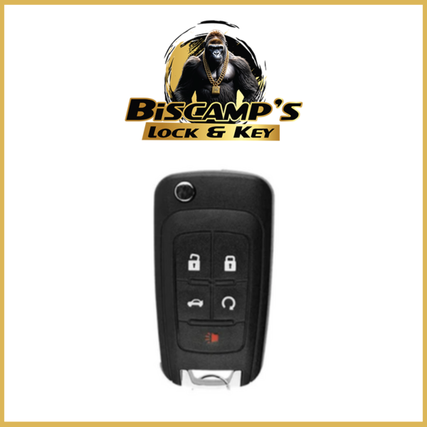 2010-2020 GM / 5-Button Flip Key / OHT01060512