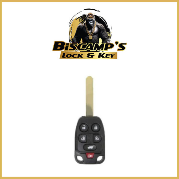 2011-2013 Honda Odyssey / 6-Button Remote Head Key / PN: 35118-TK8-A20 / N5F-A04TAA