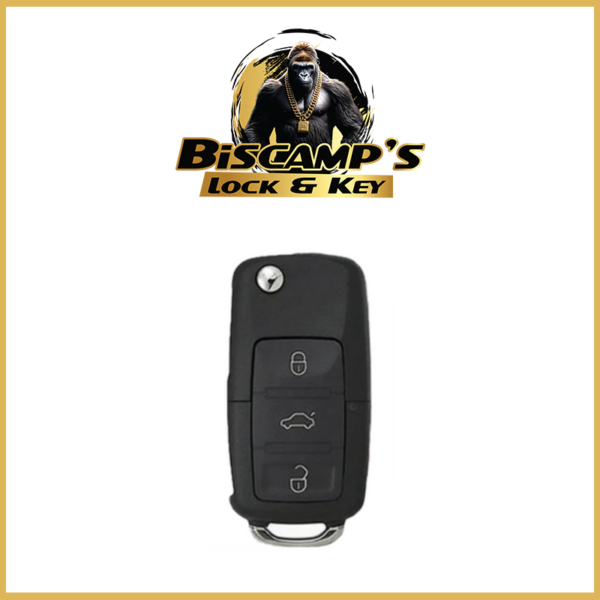 2011-2016 Volkswagen / 4-Button Flip Key / PN: 5K0837202AK / NBG010206T / PROXIMITY