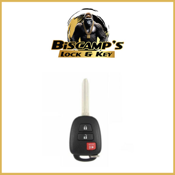 2012-2017 Toyota Prius / 3-Button Remote Head Key / HYQ12BDM (G Chip)