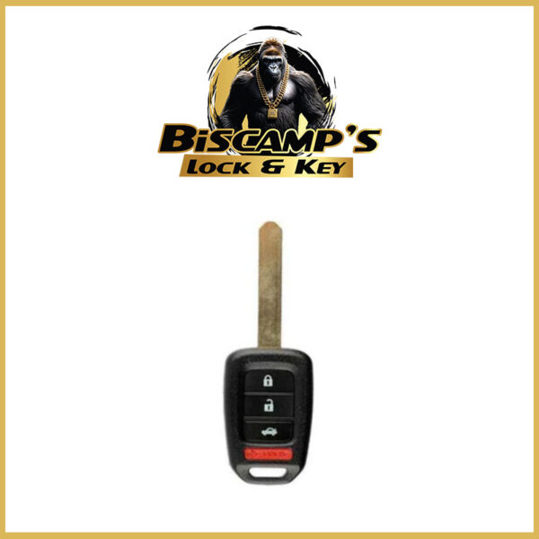 2013-2015 Honda Accord / Civic / 4-Button Remote Head Key / MLBHLIK6-1T (G-Chip) (5X)