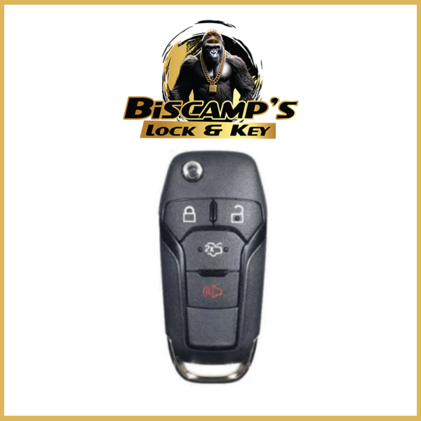 2013-2016 Ford Fusion / 4-Button Flip Key / 128 Bit / N5F-A08TAA ( PACK OF 5 )