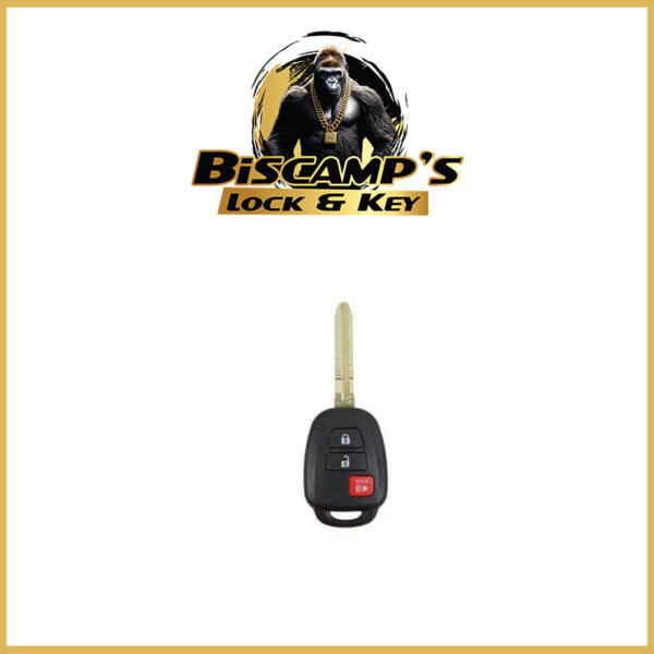 2013-2016 Scion TC / 3-Button Head Key / PN: 89070-52G30 / MOZB52TH