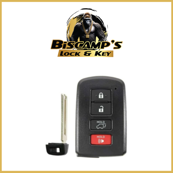 2013-2018 Toyota RAV4 / 4-Button Smart Key / PN: 89904-0R080 / HYQ14FBA / 0020 (AFTERMARKET)