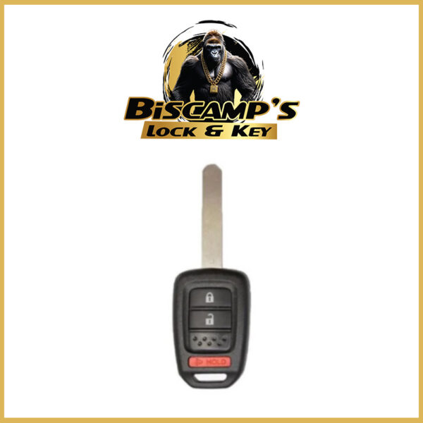 2013-2019 Honda CR-V / Crosstour / Fit 3-Button Remote Head Key / MLBHLIK6-1T ( PACK OF 5 )