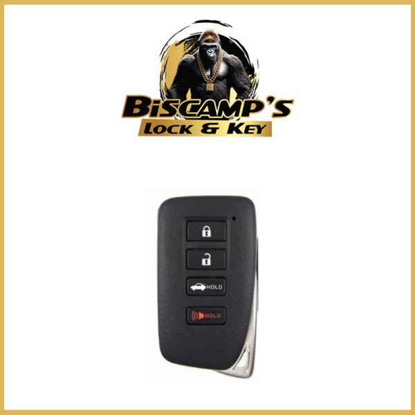 2013-2019 Lexus / 4-Button Smart Key / PN: 89904-53651 / HYQ14FBA / AG Board