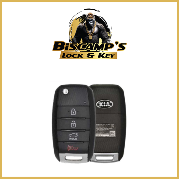 2014-2015 Kia Optima / 4-Button Flip Key / PN: 95430-2T560 / NYODD4TX1306-TFL ( OEM)